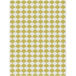 mustard - 150x200cm - Gerda - plastic rug