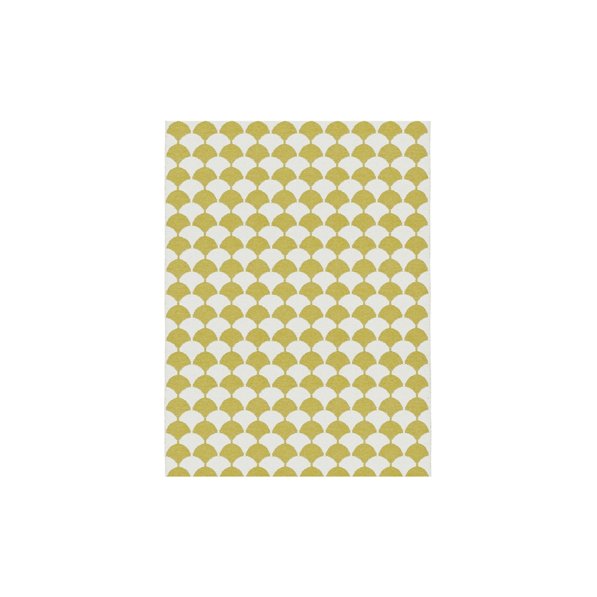 mustard - 150x200cm - Gerda - plastic rug