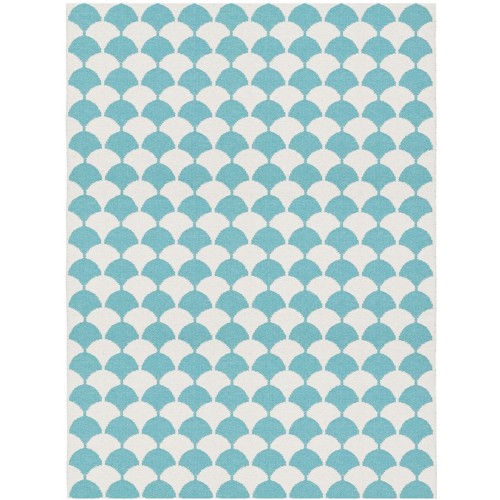 bleu piscine - 150x200cm - Gerda - tapis plastique