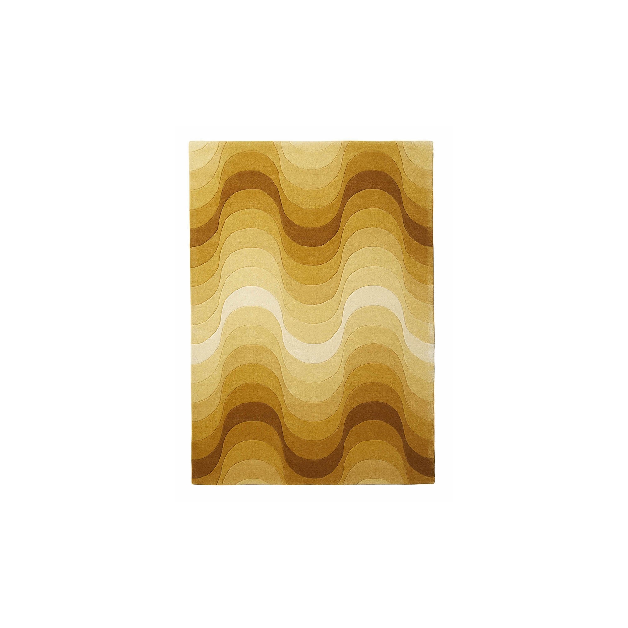 yellow - Wave rug 240 x 170 cm - Verpan