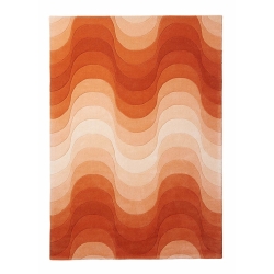 orange - tapis Wave 240 x 170 cm - Verpan