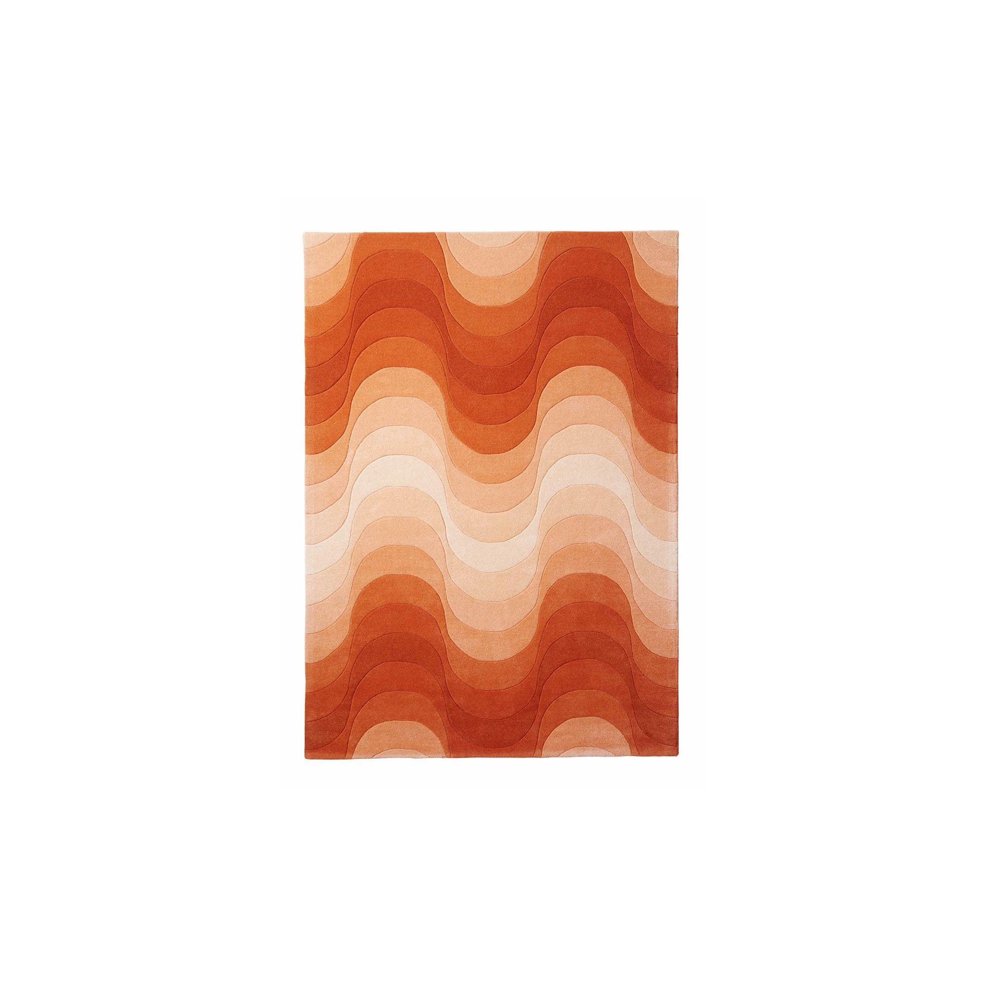 orange - tapis Wave 240 x 170 cm - Verpan