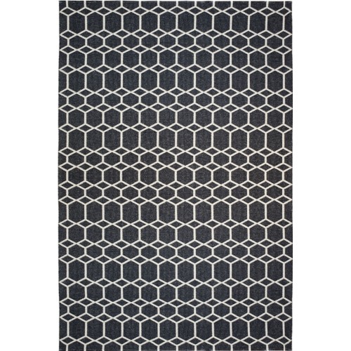 black - 200x300cm - Ingrid - plastic rug