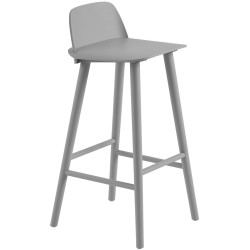 grey - Nerd bar or counter stool - Muuto