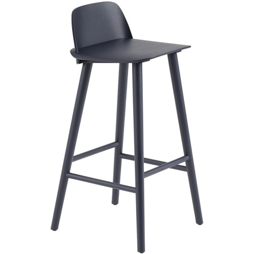 midnight blue - Nerd bar or counter stool - Muuto