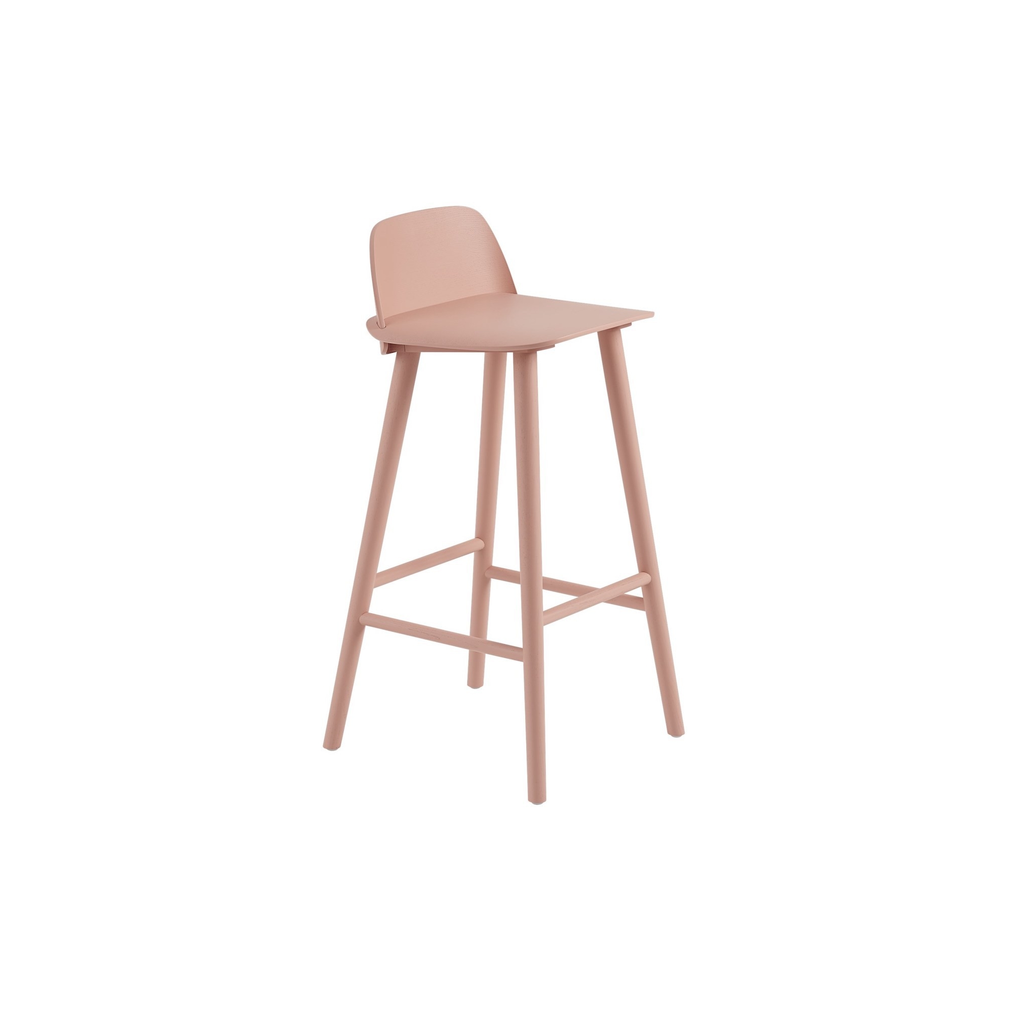 rose - tabouret de Bar Nerd (H65 ou 75 cm) - Muuto