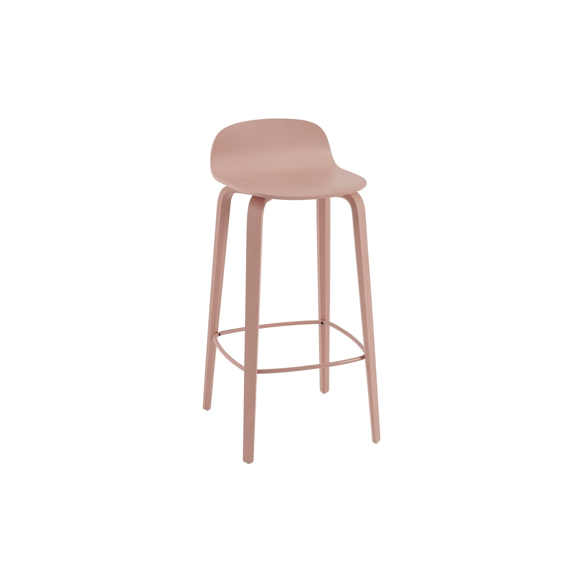 tan rose - Visu bar or counter stool - Muuto