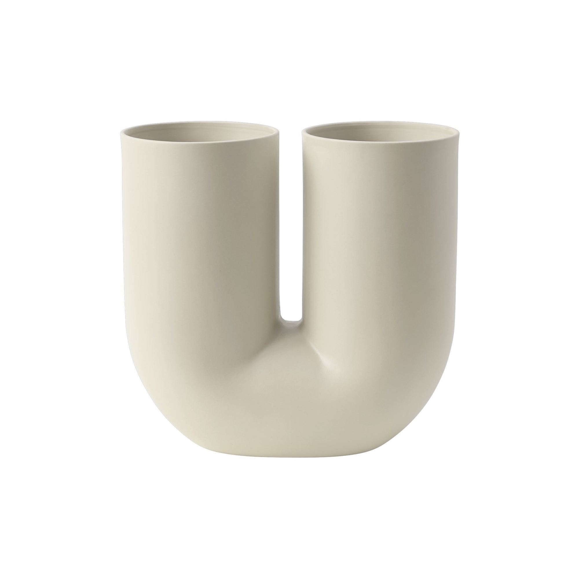 Kink vase – 27,4 x H26 cm – Sand - Muuto