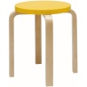 jaune / bouleau - Stool E60 - édition classique - Artek