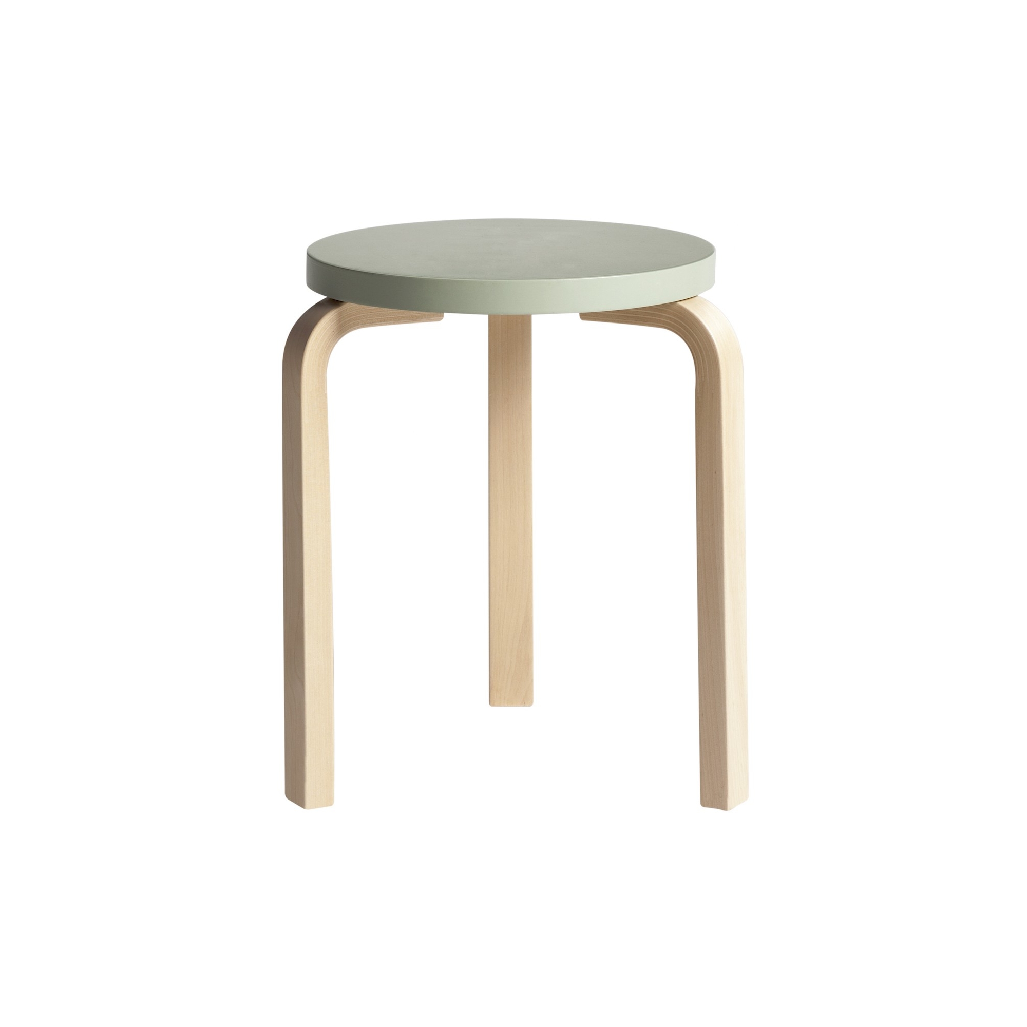 green / birch - Stool 60 - Paimio edition - Artek