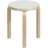 assise HPL blanche / bouleau - Stool 60 - édition classique - Artek