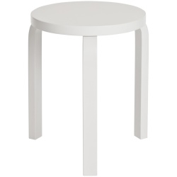 white lacquered - Stool 60 - classic edition - Artek