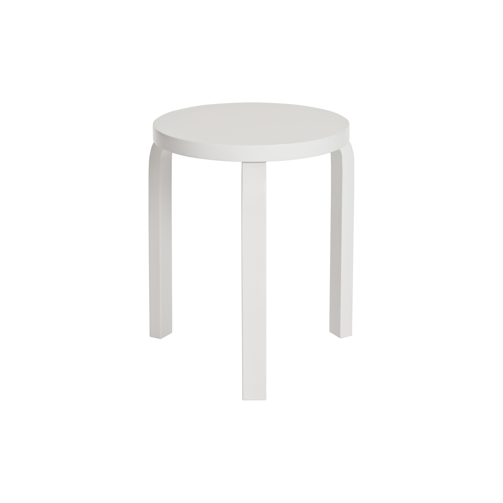 white lacquered - Stool 60 - classic edition - Artek