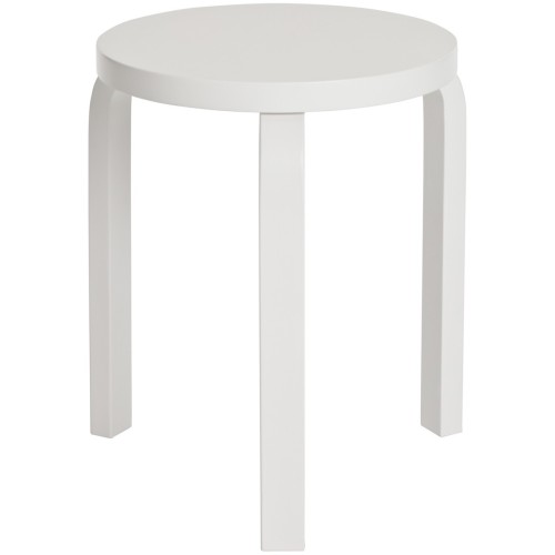 white lacquered - Stool 60 - classic edition - Artek