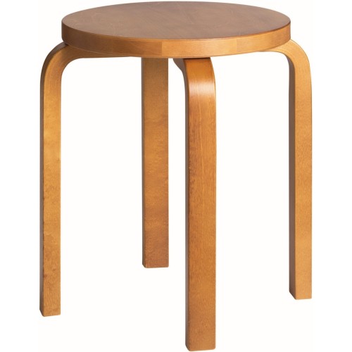 honey stained birch - Stool E60 - Artek