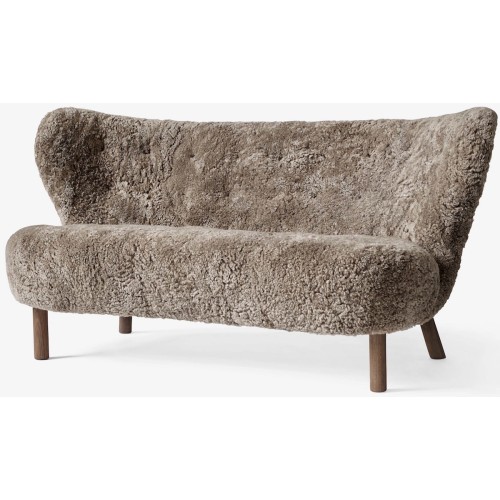 Little Petra sofa VB2 - sheepskin Sahara + walnut - &Tradition