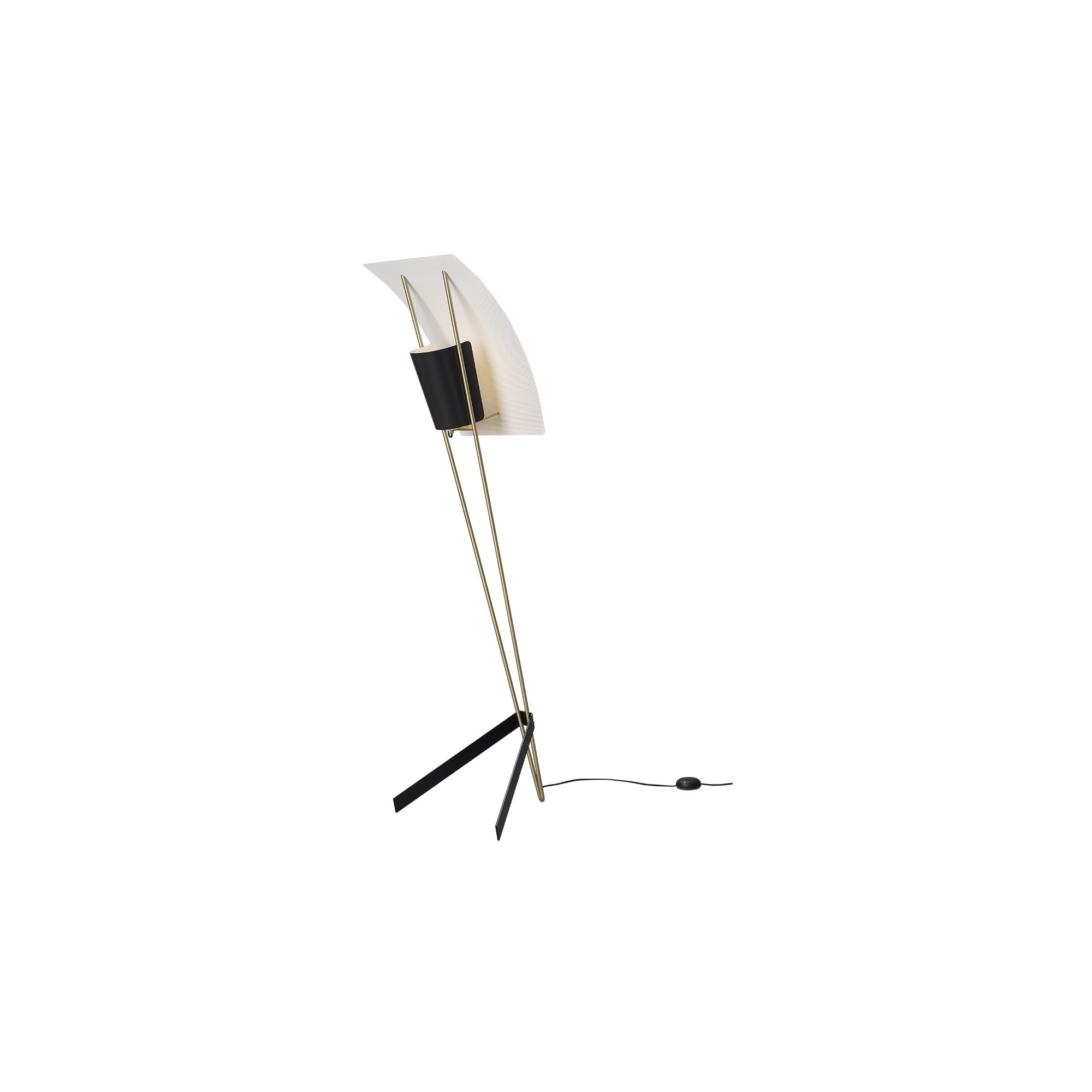 lampadaire G30 - noir et blanc - Sammode