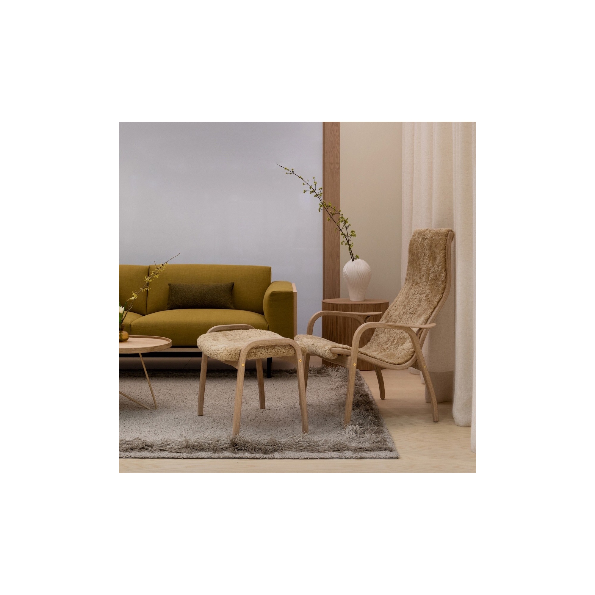 EPUISE - fauteuil Lamino + repose-pieds - édition 75e anniversaire - Swedese