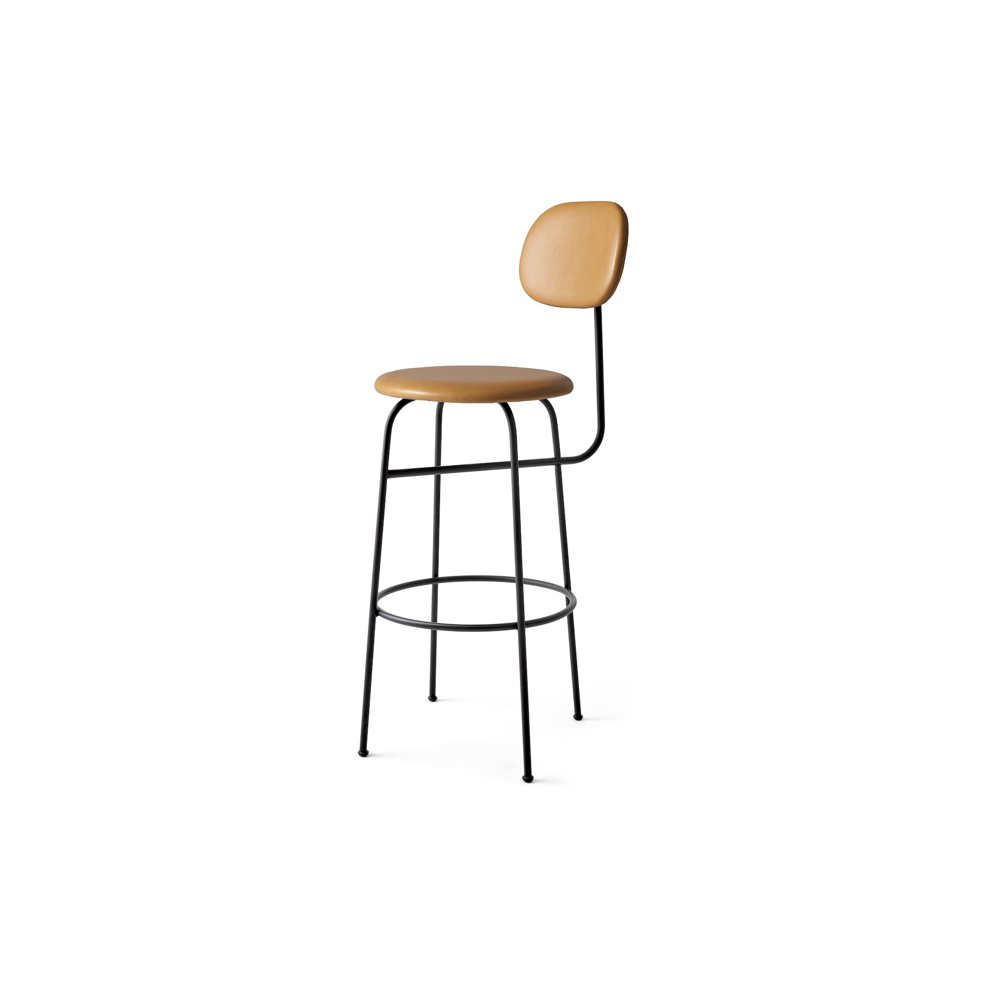 H73,5 cm - dossier + assise cuir Dakar 0250 - chaise de bar Afteroom Plus - Audo Copenhagen