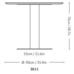 In Between table – SK11 - &Tradition