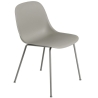 Fiber w/o upholstery - w/o armrest - tube base - Muuto