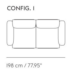 config 1 – In Situ 2-seater - Muuto