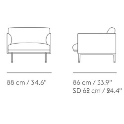 Outline - Fauteuil - Muuto