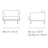 Outline chair - 1-seater - Muuto