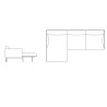 Outline Chaise Longue gauche - Muuto