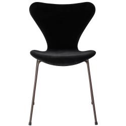 Night black - Series 7 Velvet - Fritz Hansen