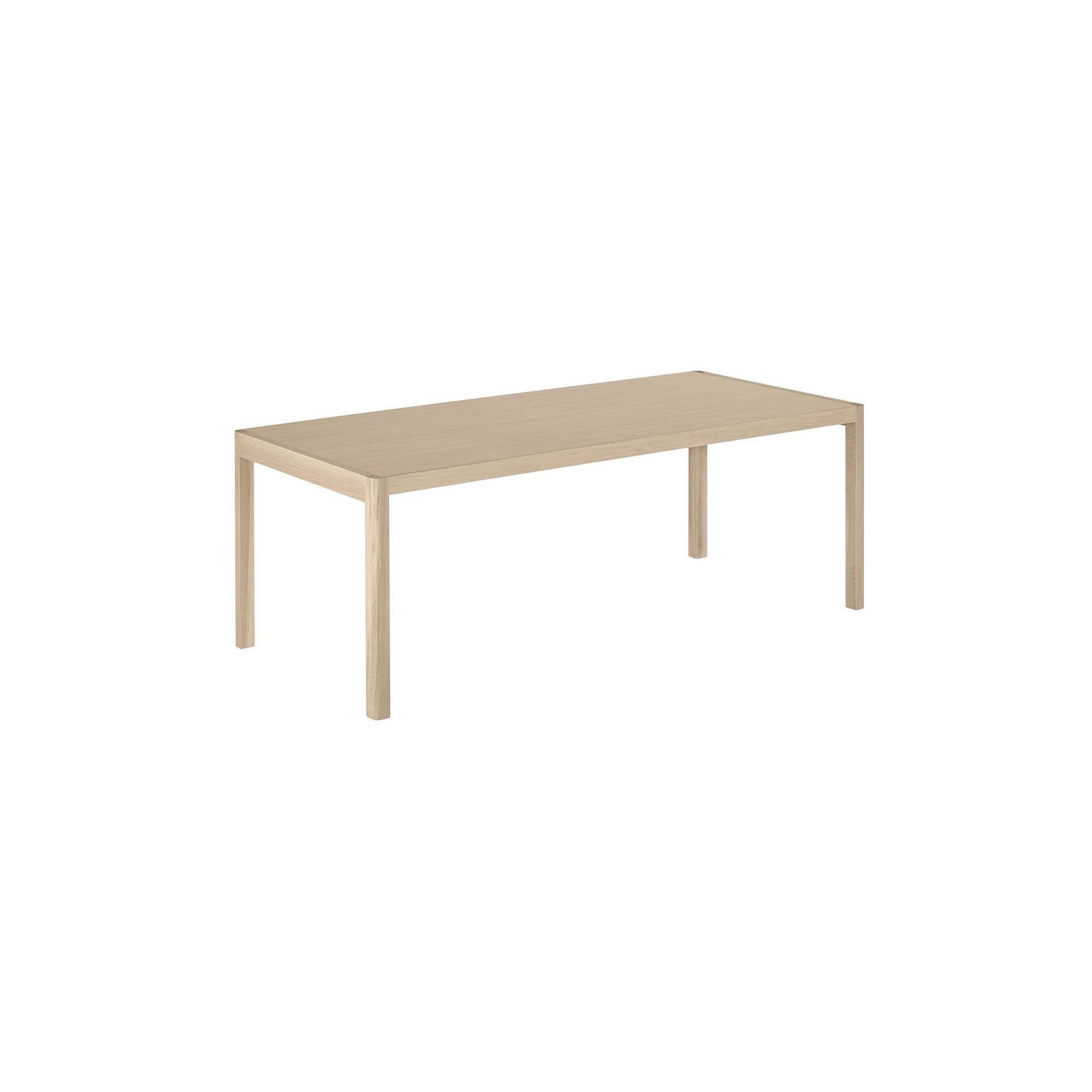 200 x 92 cm – oak tabletop – Workshop Table - Muuto