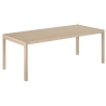 200 x 92 cm – oak tabletop – Workshop Table - Muuto