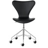 Essential black leather + black ash - 3117 - Fritz Hansen