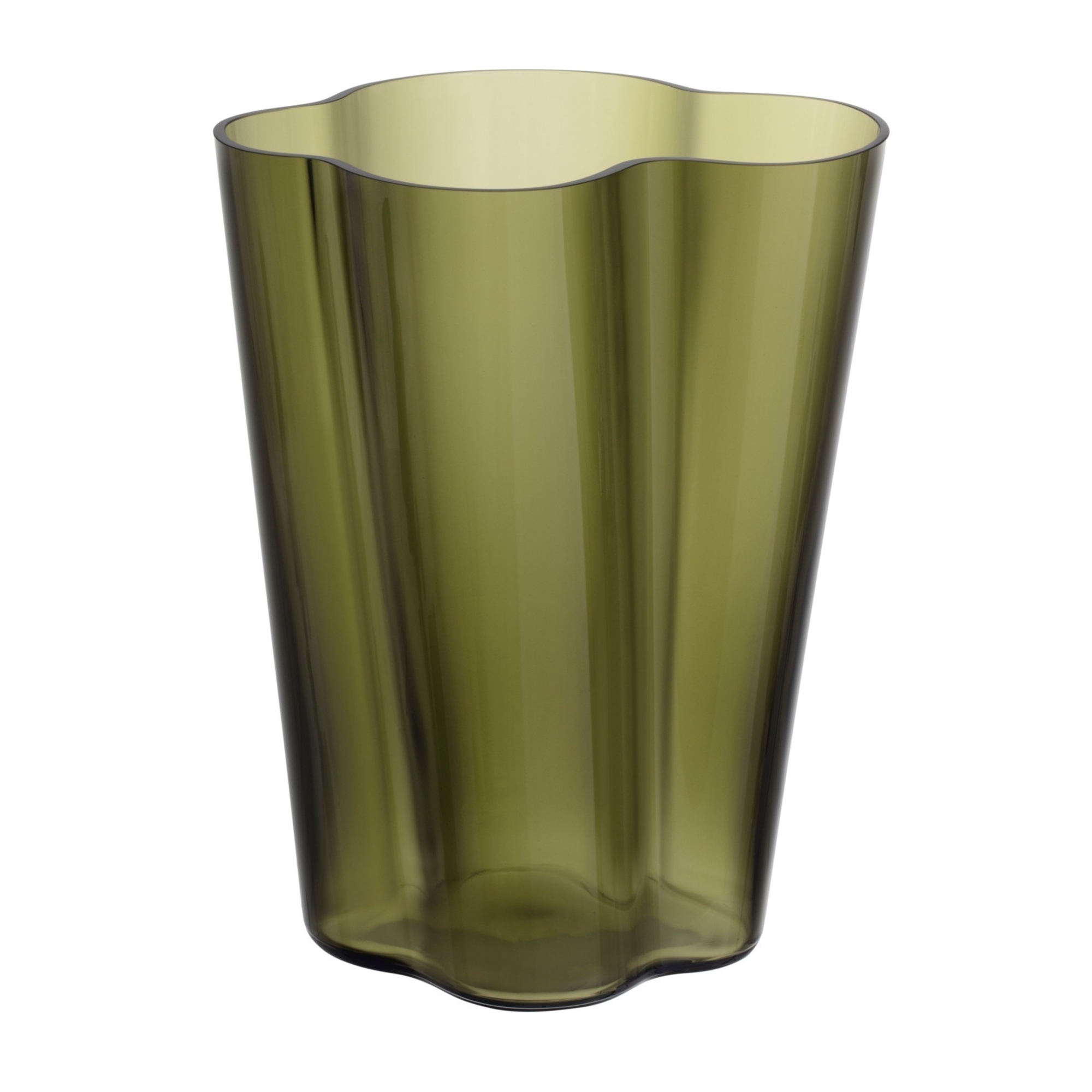 vase Aalto 270 mm, moss green - 1051197 - Iittala