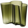 vase Aalto 160 mm, moss green - 1051429 - Iittala