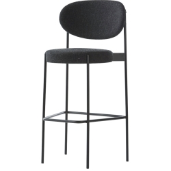 chaise de bar Series 430 - structure noire + Hallingdal 180 - livraison rapide - Verpan