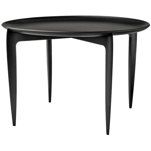 Ø60 - chêne noir - Table Foldable Tray - Fritz Hansen