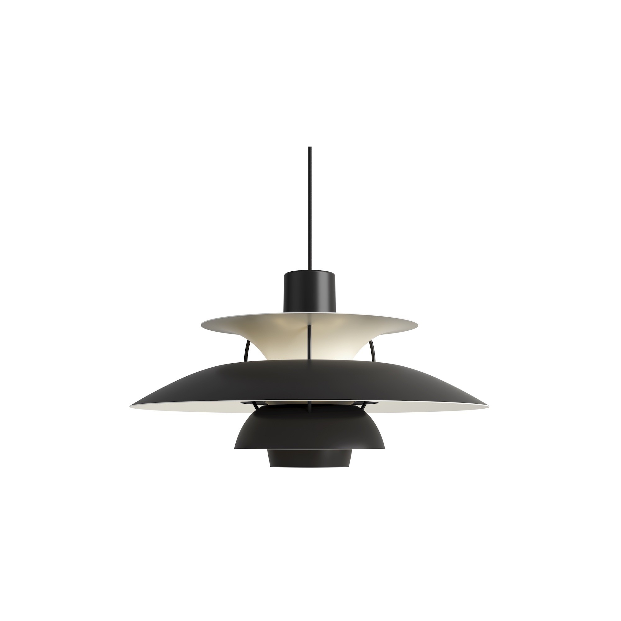 Louis Poulsen – PH5 pendant, monochrome black