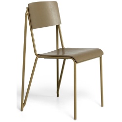 Lot de 2 chaises Petit Standard - chêne teinté argile / argile - HAY