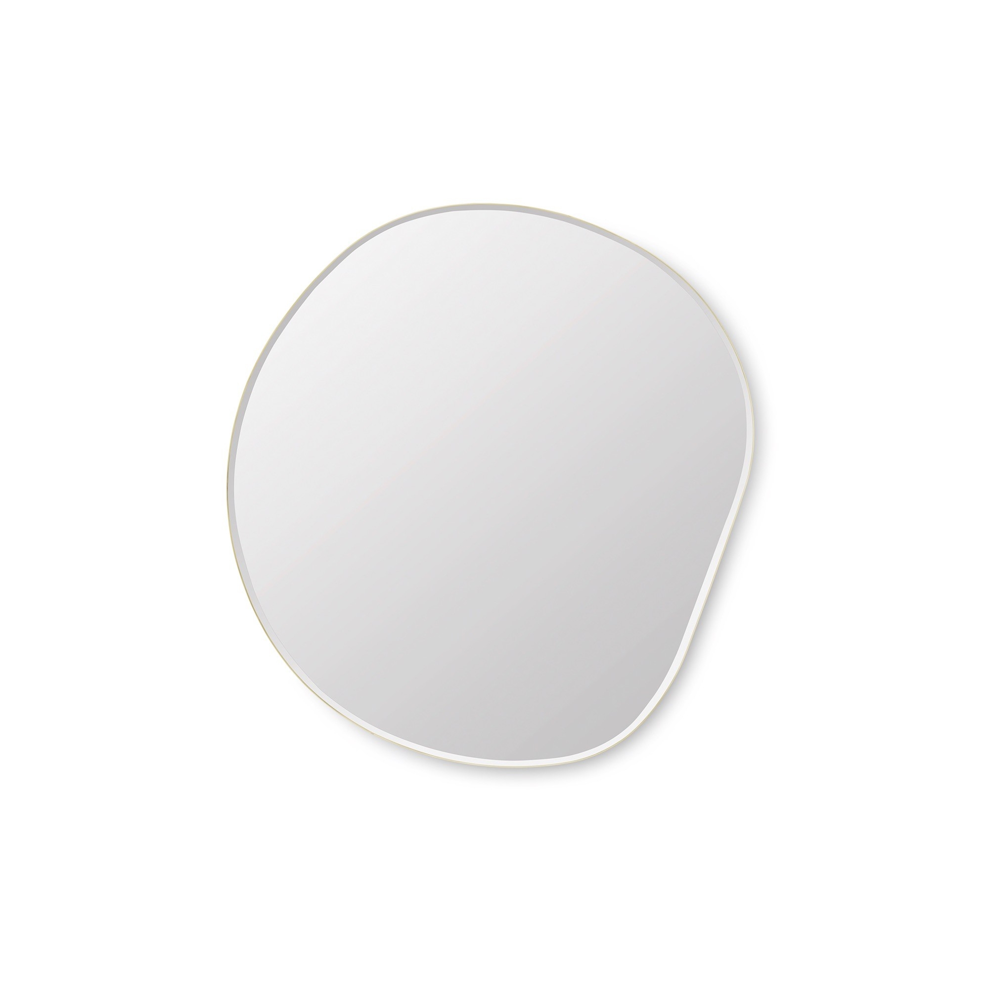 brass - Pond mirror XL (H94 x 86 cm) - Ferm Living