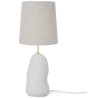 Hebe medium - base blanc cassé + abat-jour naturel Ø27,5 cm - Ferm Living