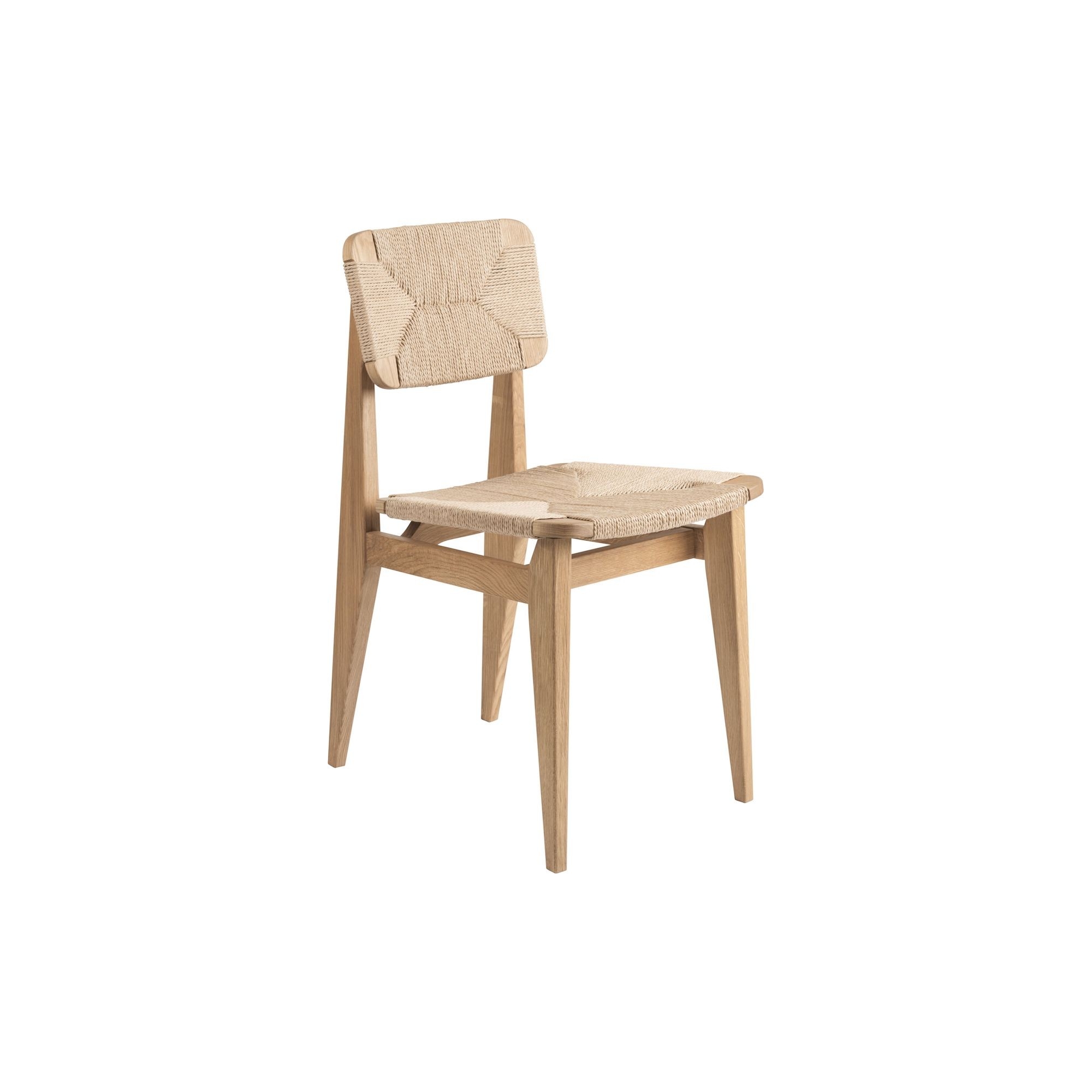 Chêne + corde de papier – C-Chair - Gubi