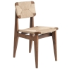 Oiled American Walnut, papercord seat & back – C-Chair - Gubi