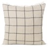 50x50cm - coussin Calm - Camel/Black - Ferm Living