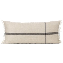 40x90cm - coussin Calm - Camel/Black - Ferm Living