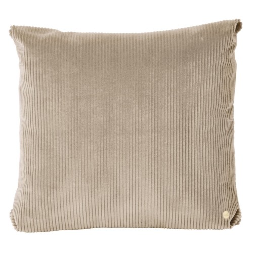 ÉPUISÉ 45x45cm – Coussin Corduroy – Beige - Ferm Living