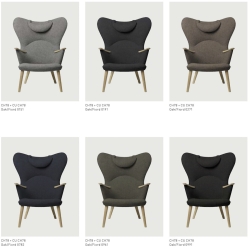 fauteuil CH78 (têtière non incluse) - campagne Fiord - Carl Hansen & Søn