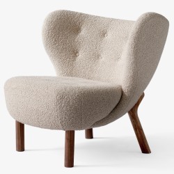 Fauteuil Little Petra VB1 – Karakorum 003 + noyer huilé - &Tradition