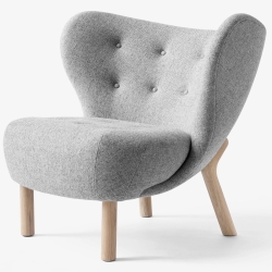 Fauteuil Little Petra VB1 – Hallingdal 130 + chêne huilé blanchi - &Tradition