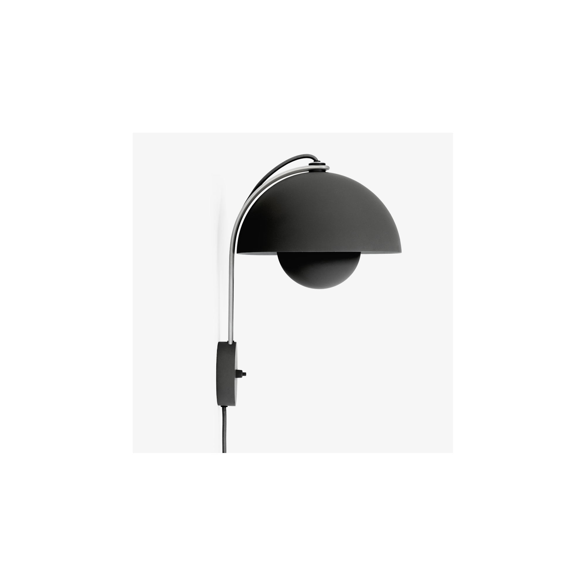 &Tradition – FlowerPot VP8 wall lamp, matt black